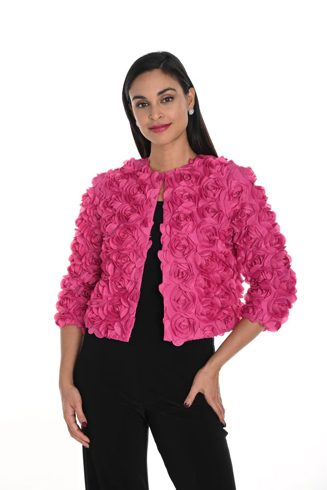 Pink Flower Bolero