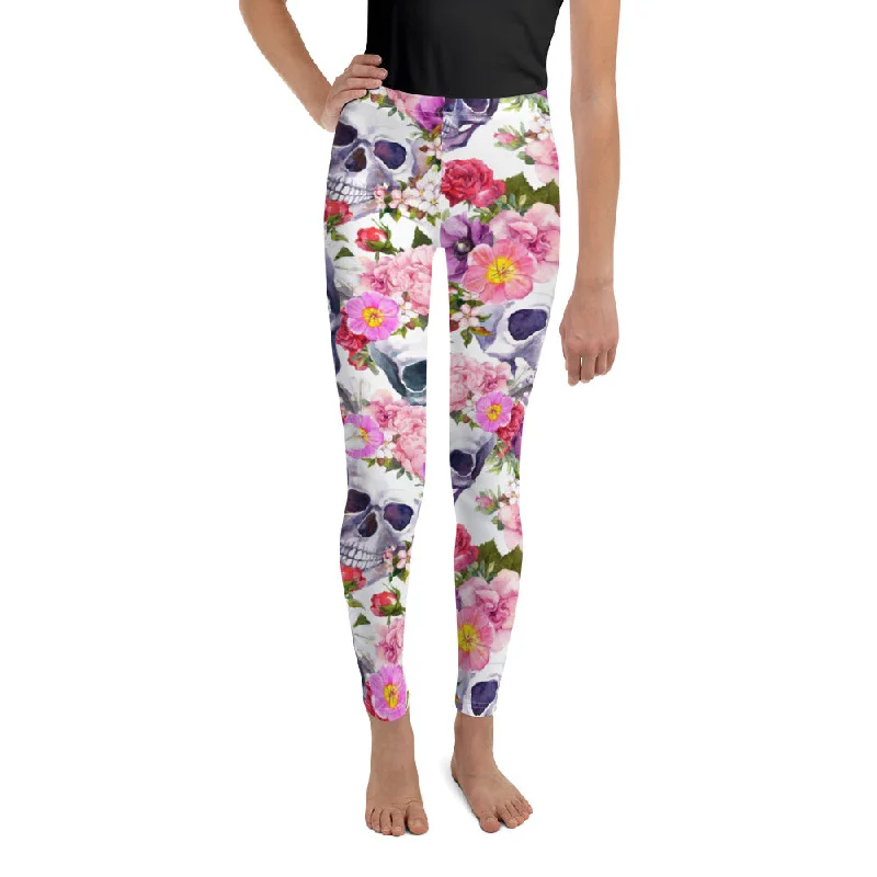 Boho Skull Youth Leggings