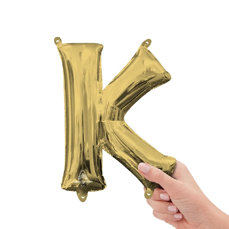 16 inch LETTER K - ANAGRAM - WHITE GOLD (AIR-FILL ONLY)