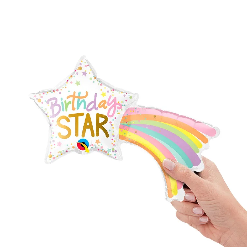 14 inch BIRTHDAY STAR MINI SHAPE (AIR-FILL ONLY)