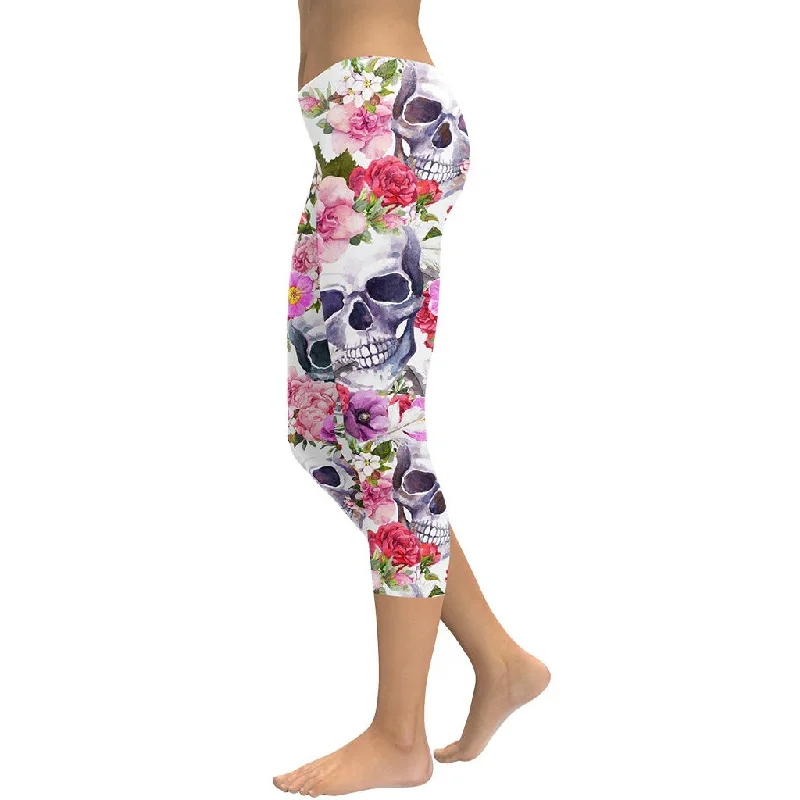 Boho Skull Capris