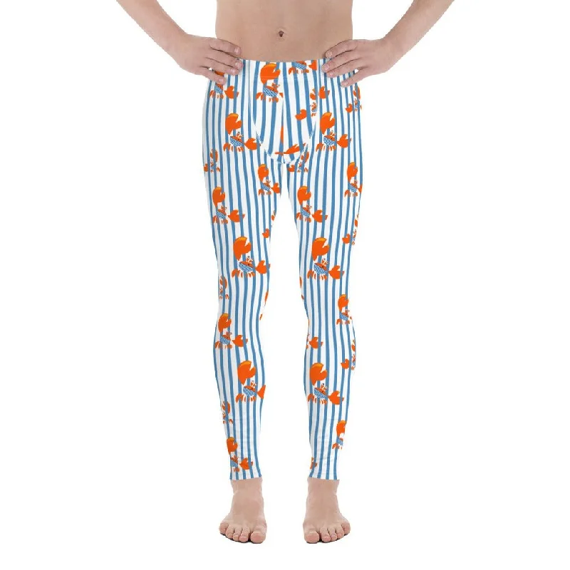 Stripes & Crabs Men's Leggings