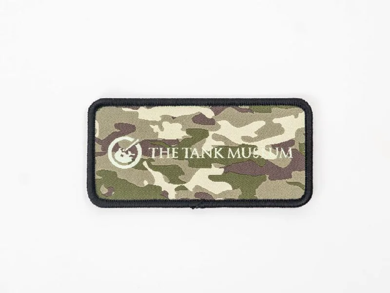 Tank Museum Camo Iron on Badge