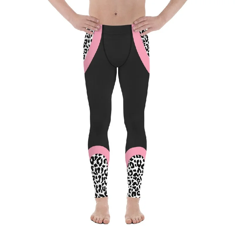 Leopard Geometric Men's Leggings