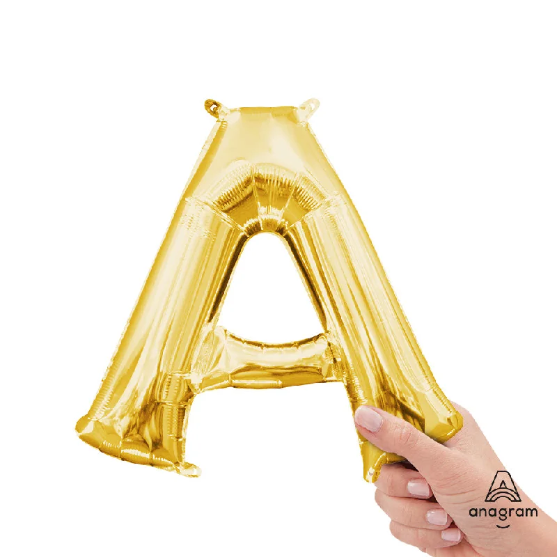 16 inch LETTER A - ANAGRAM - GOLD (AIR-FILL ONLY)