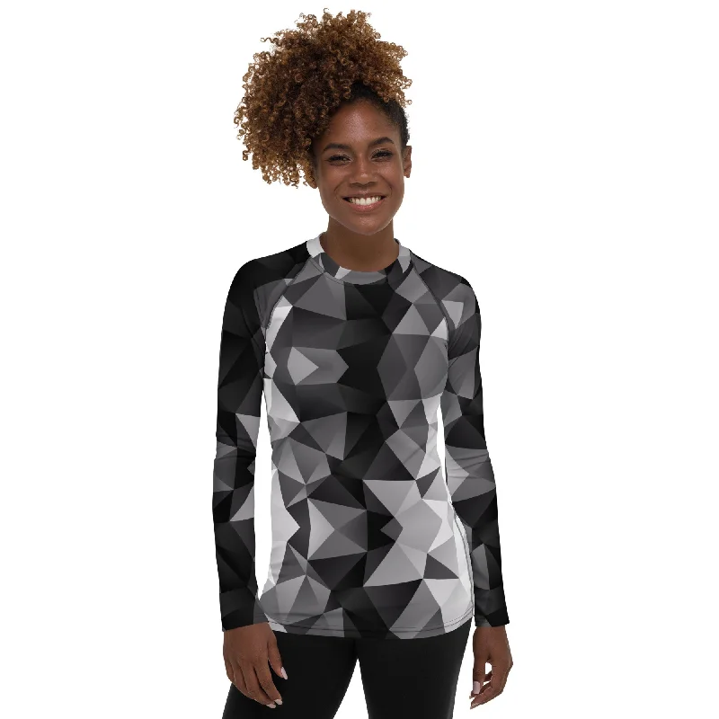 Glass Geometric Rash Guard