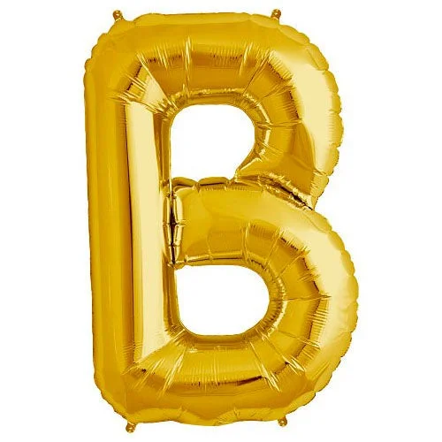 34 inch LETTER B - NORTHSTAR - GOLD