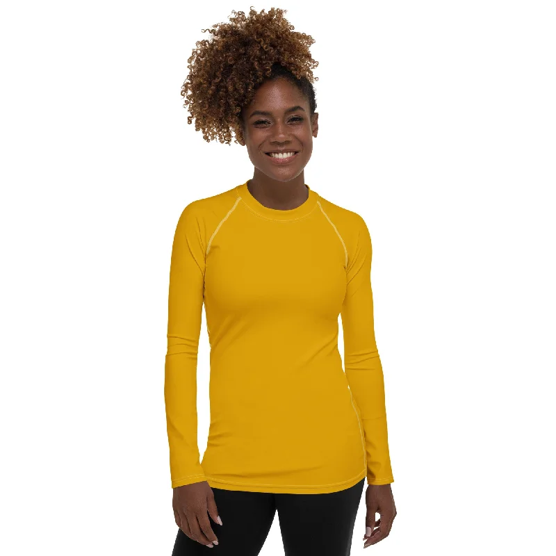 Mustard Yellow Rash Guard