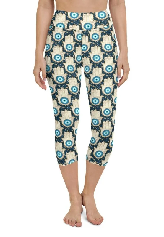 Eye Talisman Yoga Capris