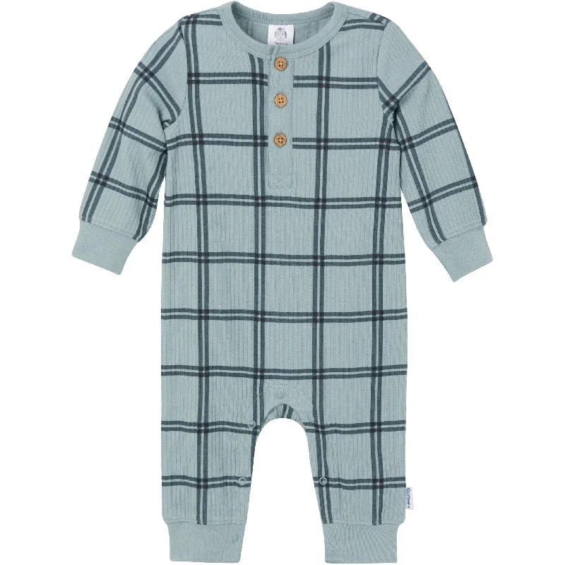 Baby Boys Plaid Romper