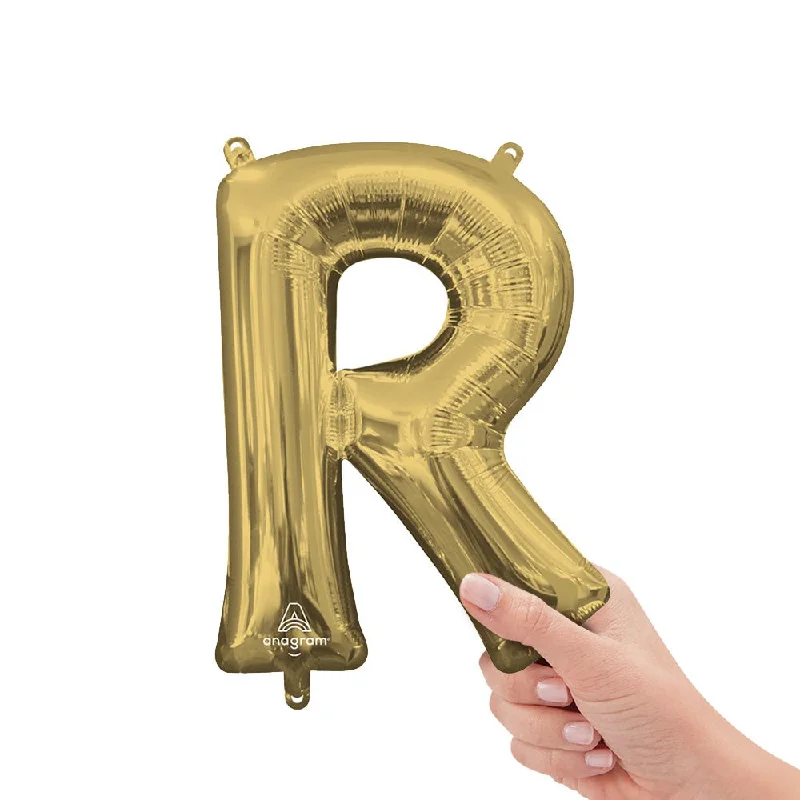 16 inch LETTER R - ANAGRAM - WHITE GOLD (AIR-FILL ONLY)