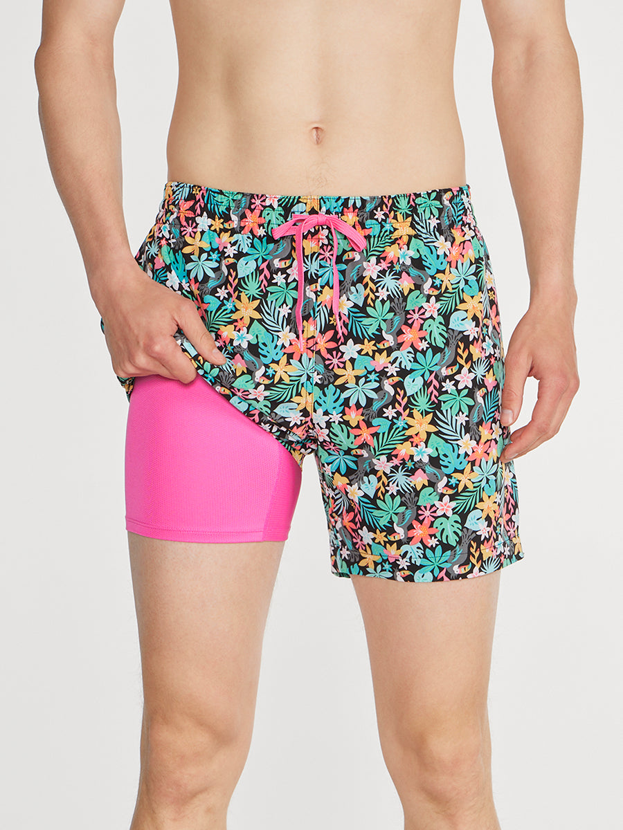 The Bloomerangs 5.5" (Lined Classic Swim Trunk)