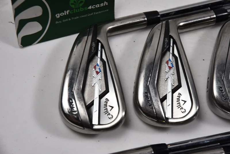 Callaway XR Pro Irons / 4-PW+AW / Stiff Flex KBS Tour-V 110 Shafts