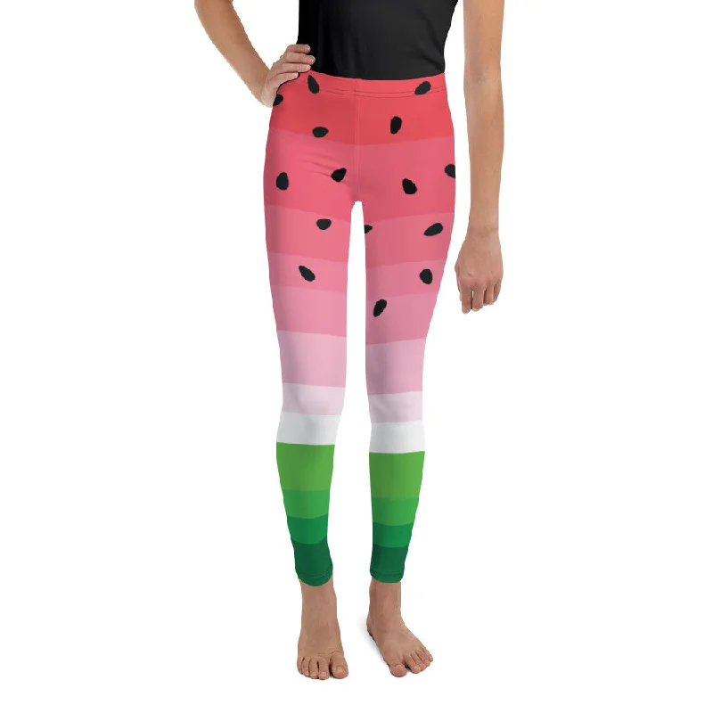 Watermelon Youth Leggings