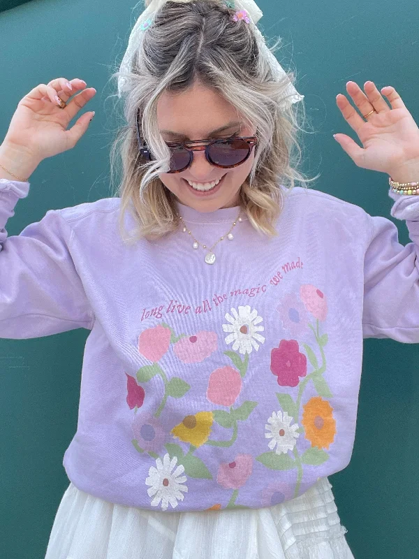 Reagan Baylee: Long Live Flowers Sweatshirt